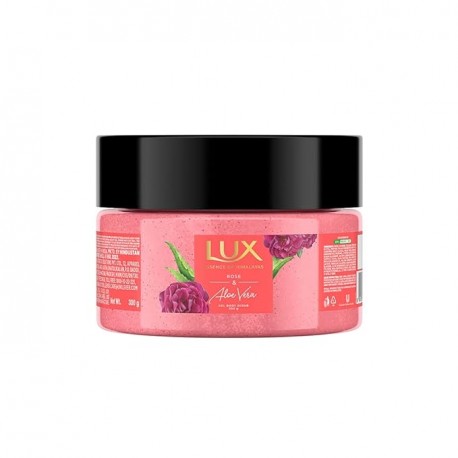 LUX ROSE & ALOE VERA BODY SCRUB, 300gm