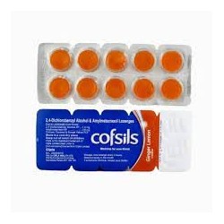 Cofsils Orange - Strip of 10 Lozenges pack of 3