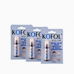Kofol Roll On For Headache & Nasal Congestion Cold & Cough Pack of 4