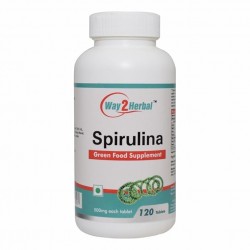 Way2Herbal Spirulina Tablet  (500mg pack of 2)