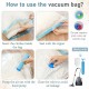 ABOUT SPACE 6 Pack Vacuum Bags for Travel with Electric Pump and Hand Pump (3 Jumbo/3 Large)