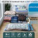 ABOUT SPACE 6 Pack Vacuum Bags for Travel with Electric Pump and Hand Pump (3 Jumbo/3 Large)