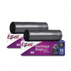 Ezee Garbage Trash Bag for Dustbin | 30 Pcs Large 24 X 32 Inches 15 Pcs x Pack of 2