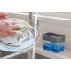 Vasukie 2-in-1 Soap Dispenser for Kitchen and Sponge Holder Dish Soap Plastic (Square)