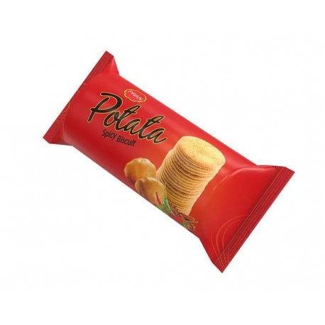 Pran Potata Spicy Flavoured Biscuit original imported - 75Gm Pack of 6