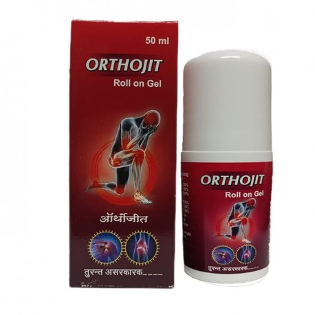 Orthojit Roll on Gel Oil for Back, Ayurvedic Pain Relief Oil Roll on 50 ml pack 2