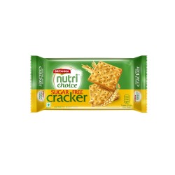 Britannia NutriChoice Sugar Free Cracker Biscuits Pouch, 300 g Pack of 2