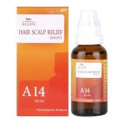 Allen A14 Hair Scalp Relief Drop pack of 4