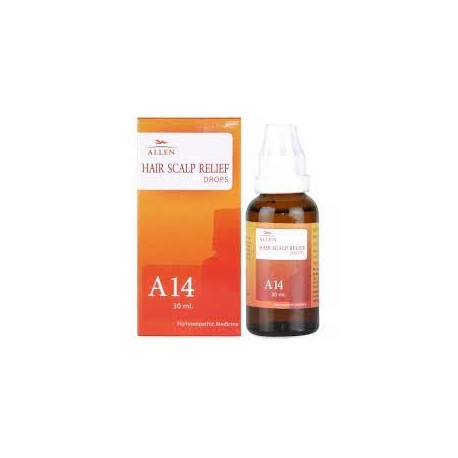 Allen A14 Hair Scalp Relief Drop pack of 4