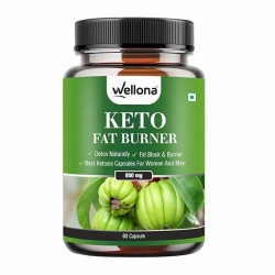 Wellona Keto Fat Burner 60 Capsules 800MG Weight Loss Supplement pack 1