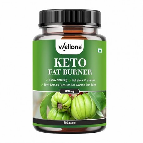 Wellona Keto Fat Burner 60 Capsules 800MG Weight Loss Supplement pack 1