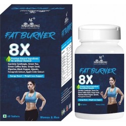 Naturstrong 100% Natural Fat Burner 8X For Weight Loss 60 tab Supplements For Women&Men