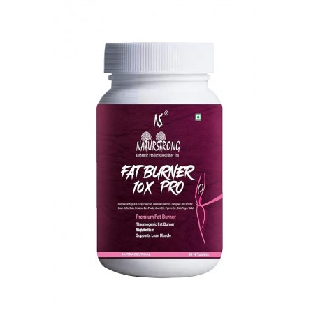 Naturstrong 100% Natural Premium Fat Burner 10X Pro 2100mg with no Chemical Used Weight Loss 60 tab