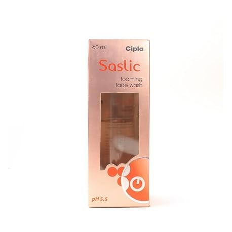 Saslic Salicylic Acid Foaming Face Washpack of 2
