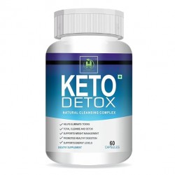 Healthy Nutrition - Just for the Health of it Keto Detox Advanced Cleansing Complex Weight Management 60 Veg Capsules