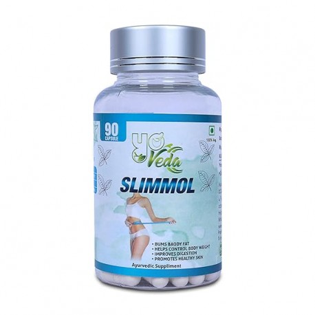 YOVEDA SLIMMOL Help to Control Body Weight | Burn Body Fat Improves Digestion - 90 Capsule