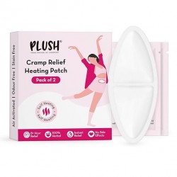 Plush Cramp Relief Heating Patch 2 Heat Patches 8 Hour Period Pain Relief