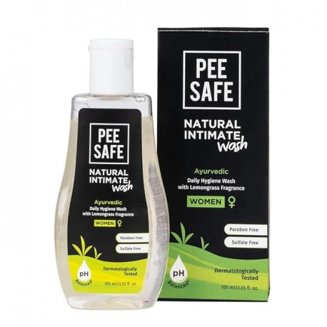 Pee Safe Intimate Wash For Women Natural Ayurvedic105ml Pack of 1