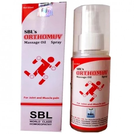 SBL Orthomuv Massage Oil Spray pack of 6