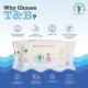 Tots & Bubbles Gentle Baby Wet Wipes with lid - 72 Pcs