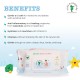Tots & Bubbles Gentle Baby Wet Wipes with lid - 72 Pcs