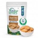 DiabeSmart Diabetic Almond Cookies (200g) Sugar Free Biscuits for Diabetic