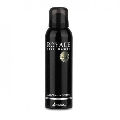 Rasasi Deodorant Spray For Mens 200ml (Royale Black)