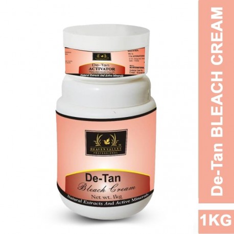 Heaven Valley De-Tan Bleach Cream with Natural Extracts and Active Minerals 1kg