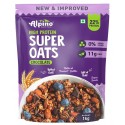 ALPINO High Protein Super Rolled Oats Chocolate 1kg Rolled Oats, Natural