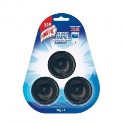 Harpic 150 gm - Marine, Flushmatic In-Cistern Toilet Cleaner Blocks