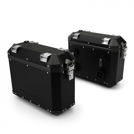 Royal Enfield 1990276 Black Adventure Panniers for Himalyan & Scram 411
