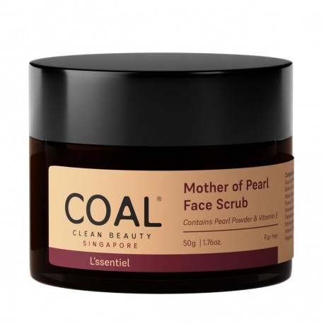COAL Clean Beauty Mother of Pearl Face Scrub - 50gm
