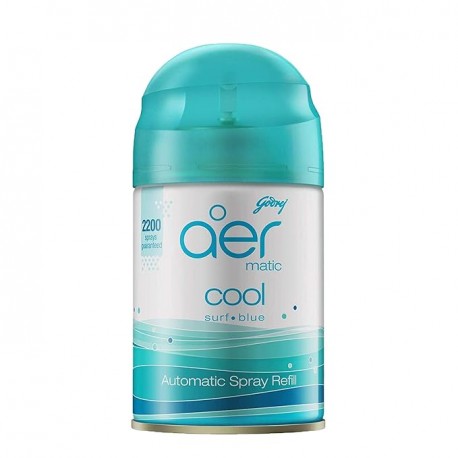 Godrej aer Matic Refill - Automatic Room Fresheners Cool Surf Blue (225ml)