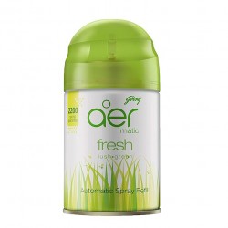 Godrej aer Matic Refill  Automatic Room Fresheners Fresh Lush Green (225ml)
