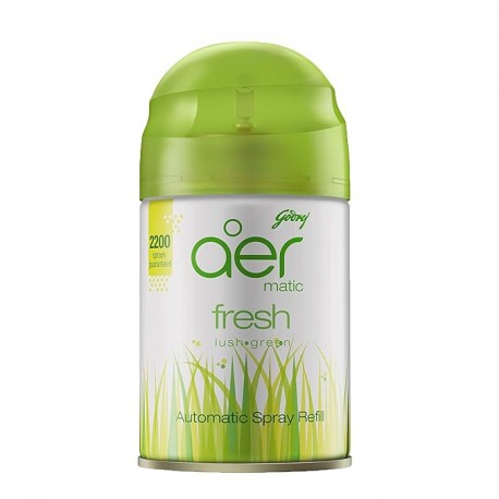 Godrej aer Matic Refill  Automatic Room Fresheners Fresh Lush Green (225ml)
