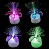 LootWagon Fiber Optic Candle Light lamp Floral Color Changing Led Party Decor Festival Diwali Decoration pack mof 2