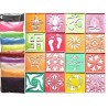 Artonezt Rangoli Making Stencils Set of 16 Pcs Unique Rangoli Design Stencils Along with 10 Rangoli
