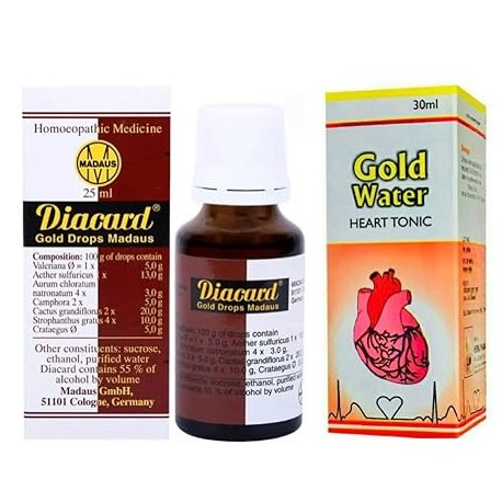 ADEL Diacard Gold Madaus Drop Homeopathic Medicine pck of 2