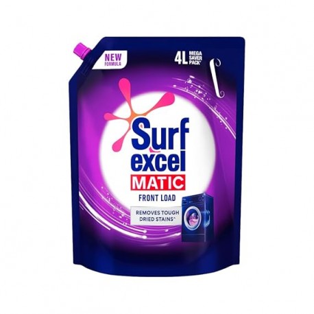 Surf Excel Matic Front Load Liquid Detergent Refill Pouch -  4L