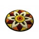 Rangoli Doormat with Vibrant Floor Mat Home 24 x 24 Inches