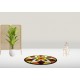 Rangoli Doormat with Vibrant Floor Mat Home 24 x 24 Inches