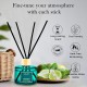 Llum Glass Bergamot Essential Oil Reed Diffuser Set Elegant Gift 100Ml