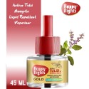 Happy Nights Gold Tulsi Mosquito Repellent Liquid Refill Mama’s Choice Gold Tulsi Repellent, 45ml pack of 5