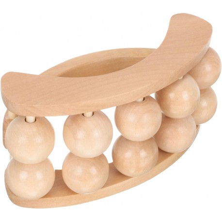 SHREESAMP Wooden Gua Sha Round Massager Relax Professional Body Massager pack of 1
