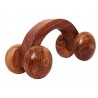 Wooden Massager, Acupressure Roller Massager 4 Ball Rose Wood Sheesham Item