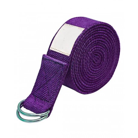 Yoga Belt for Women and Men Yoga Strap Perfect for Your Yoga Session - 6 Feet, Purple