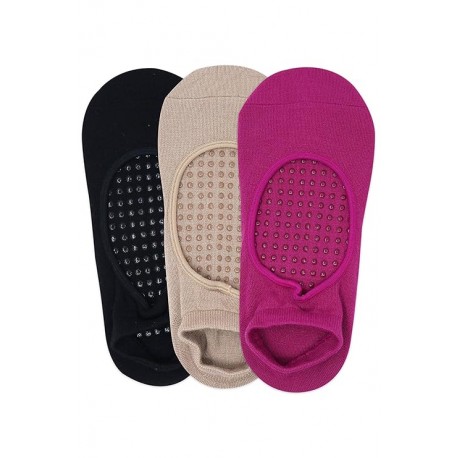 Yoga Regular Socks For Women|Made With Bamboo And Spandex For Yoga Yoga Socks For Barefoot Workout Pack Of 3