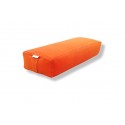 Yoga Rectangular Shape Buckwheat Hull Yoga  (Orange)