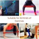 Resistance Loop Exercise Bands for Working Out Elastic Workout Band for Women & Men Home Gym Yoga Set of 5