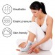Yoga Foot Alignment Socks Easing Five Toe Separator Plantar Fasciiti Relief & Men & Women (White，L/XL)